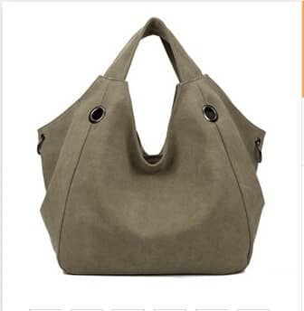 Promotin 100%contton Women Solid Shoulder Bag Fashion Casual Canvas Hobos Handbags High Quality Large capacity Tote Bags
