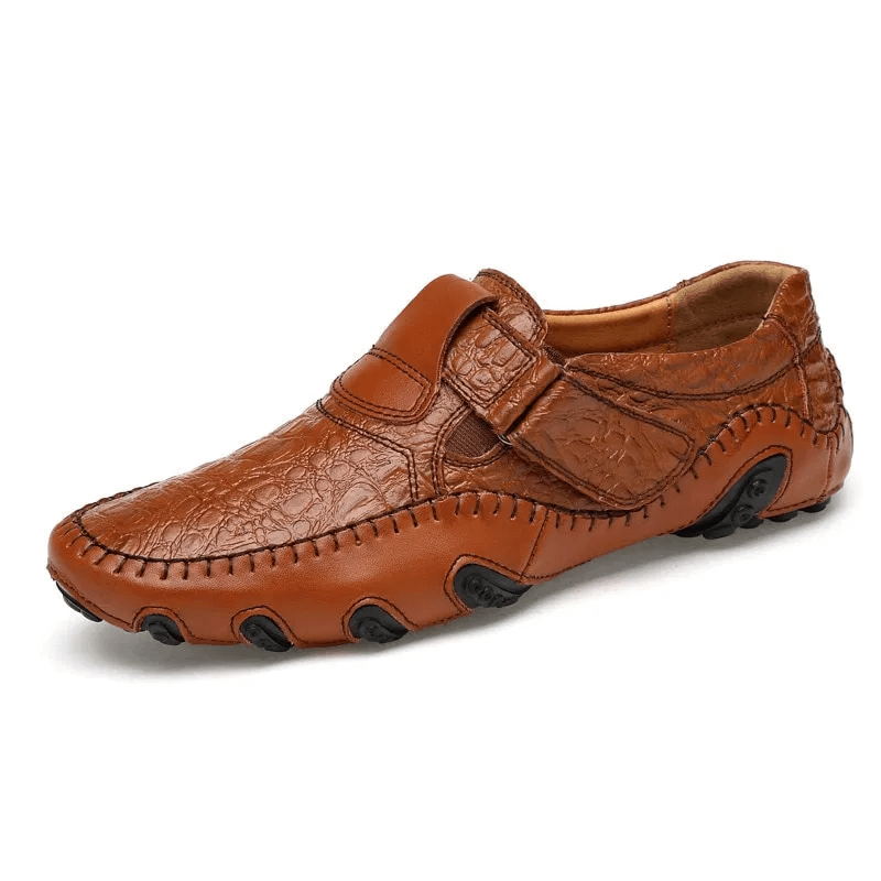 VANCAT Handmade Genuine Leather Mens Shoes Casual Luxury Brand Men Loafers Fashion Breathable Driving Shoes Slip On Moccasins