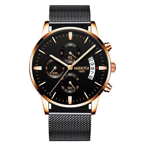 NIBOSI Relogio Masculino Men Watches Luxury Famous Top Brand Men's Fashion Casual Dress Watch Military Quartz Wristwatches Saat