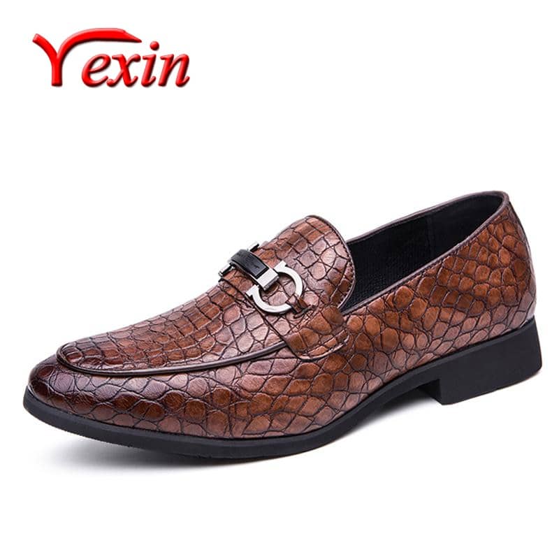 Mens Leather Shoes Dress Shoes Luxury Wedding Shoes Floral Print Men Pointed Toe Leather Shoes Flats Office party Formal Shoes
