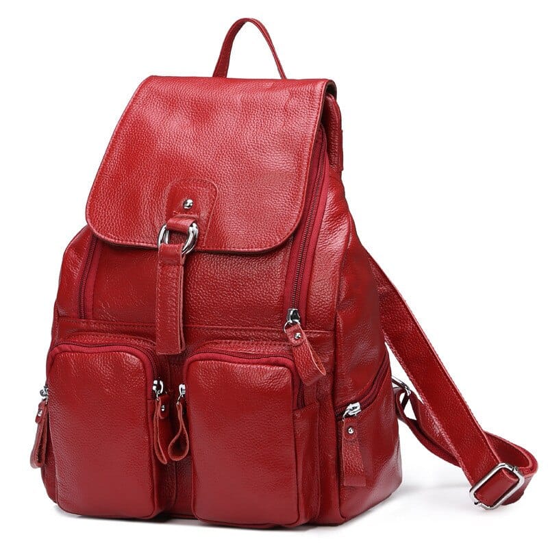 2017 Women Genuine Leather Backpacks Ladies Fashion Backpacks For Teenagers Girls School Bags Real Leather Travel Bags Mochila