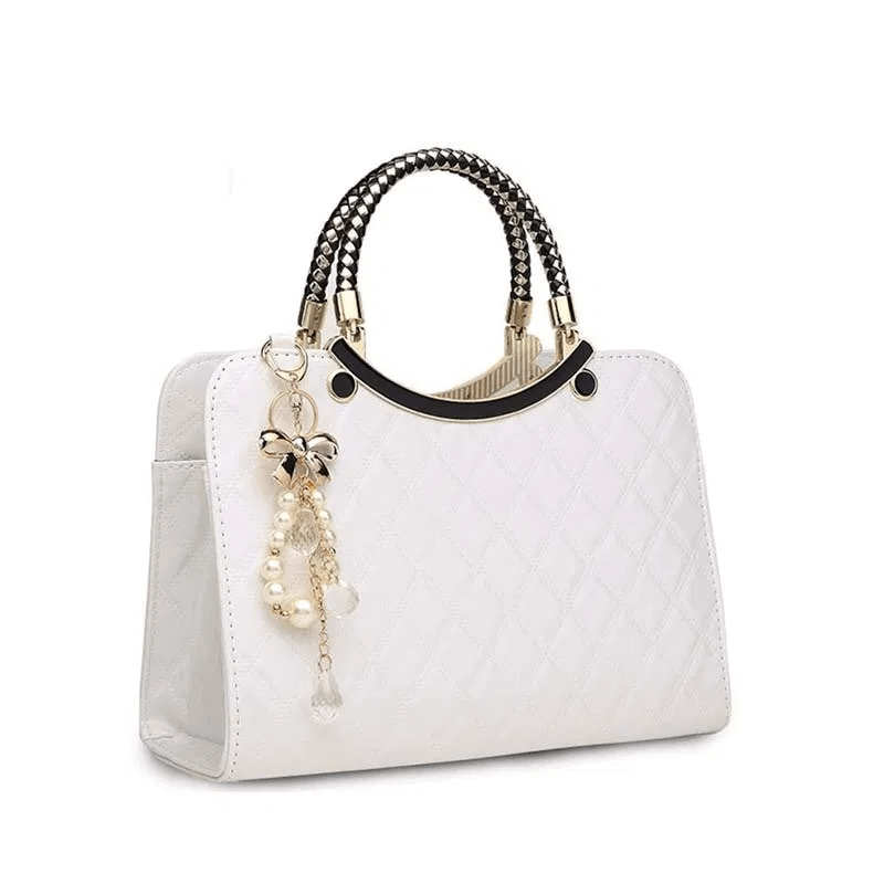 2017 new Luxury simple shells leather handbag Famous brands designer female tide knitting shoulder bag women Messenger bag