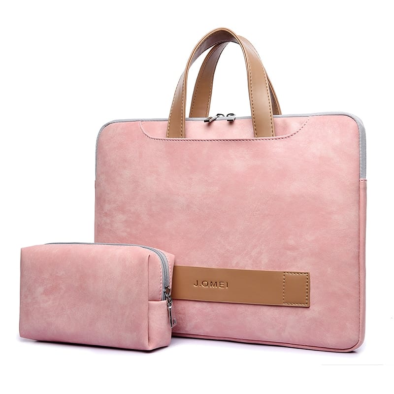 Waterproof PU Leather Laptop Bag Case Casual Notebook Handbag For Women 13.3 14 15.6 inch Briefcase For Macbook Air Pro Xiaomi