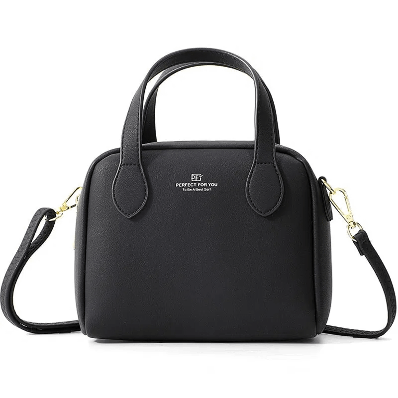 WEICHEN Double Zipper Pocket Handbag for Women Pu Leather Ladies Messenger Crossbody Bags Fashion Shoulder Bag Brand Designer