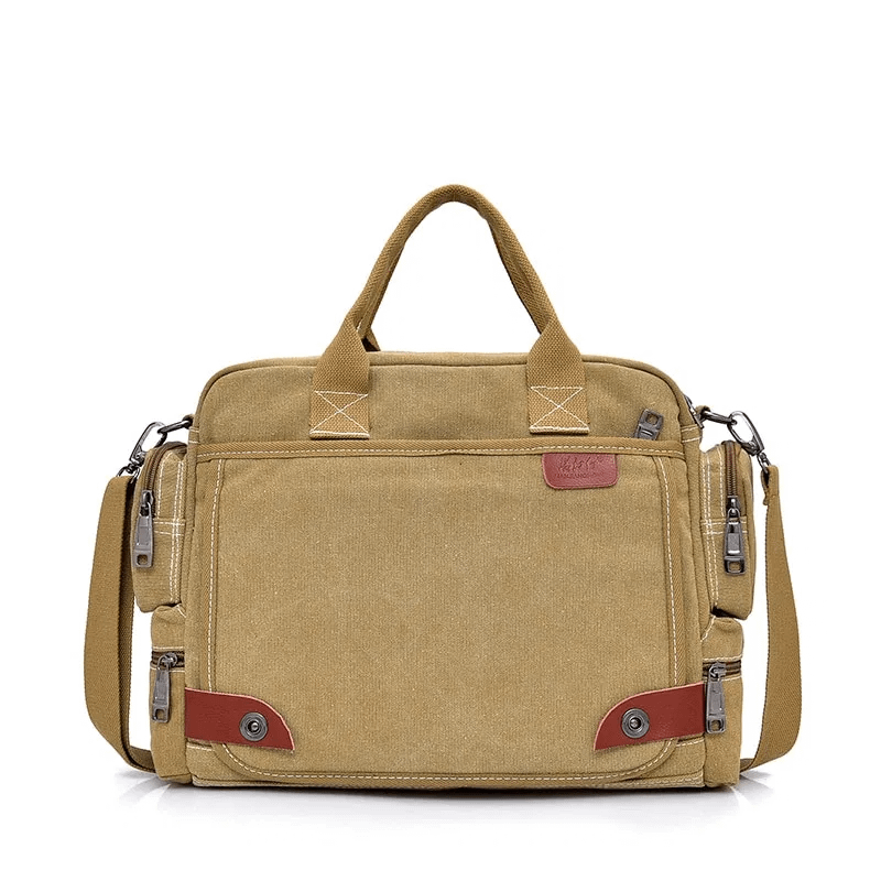 100% Cotton Canvas Handbags Men Totes Travel Shoulder Bag High Quality Male Bolsa Crossbody Bags Zipper Travel Leisure Handbag