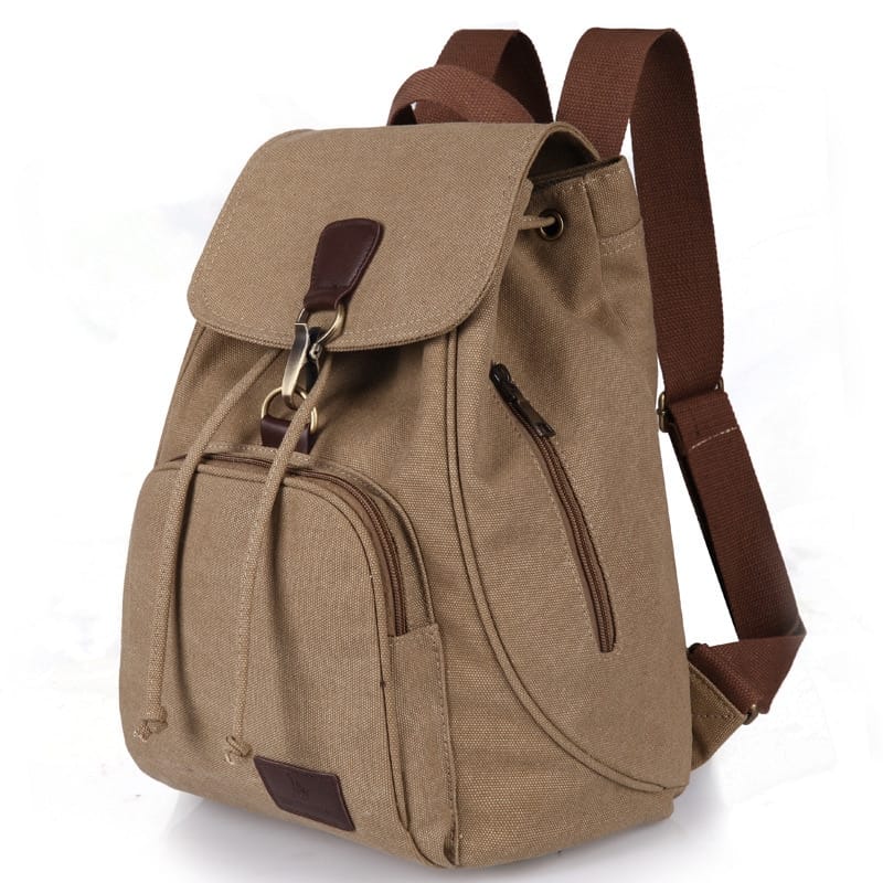 new fashion canvas backpacks Large capacity casual women backpack Casual retro style school backpack good quality